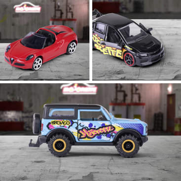 Fahrzeug-Set mit 13 Spielzeugautos, Limited Edition, ab 3 Jahren