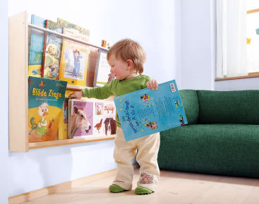 Wandbücherregal, 2 Fächer