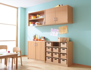 Hängeschrank, offen