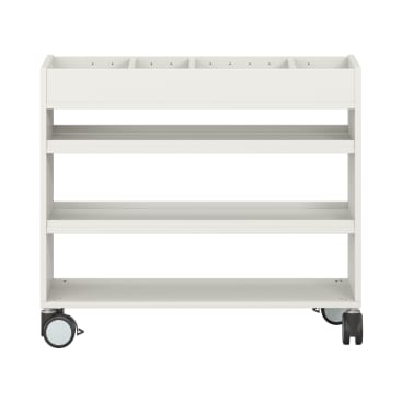 Kreativwagen klein, Atelierwagen mit Rollen, L 100 x B 42 x H 87,5 cm