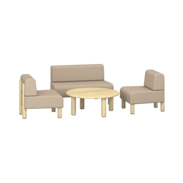 Tisch Lara, Ø 66 cm, H 25 cm