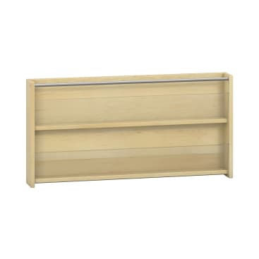 Wandbücherregal, 2 Fächer