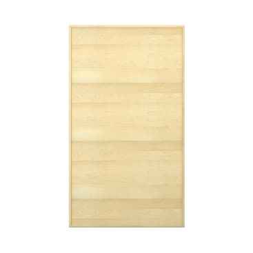 Kombischrank mit Doppeltür, unten offen, Furnier, B 100 x H 175 x T 42 cm