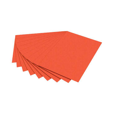 Tonkarton, orange, 220 g/m², 50 x 70 cm, 25 Bogen