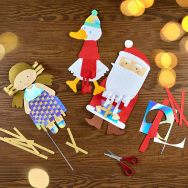 Bastelset – Papier-Flechten Weihnachten