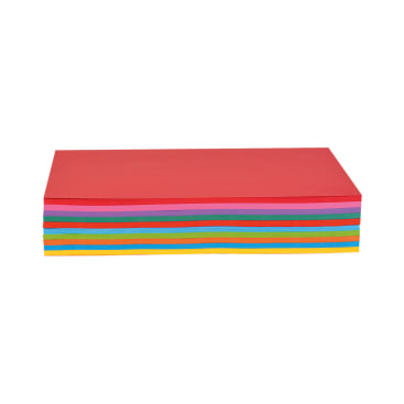 Bastelpapier A4, 70g/m2, 500 Blatt in 10 Farben