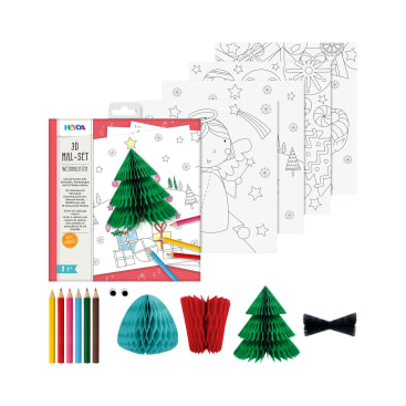 3D-Mal-Set „Weihnachten“