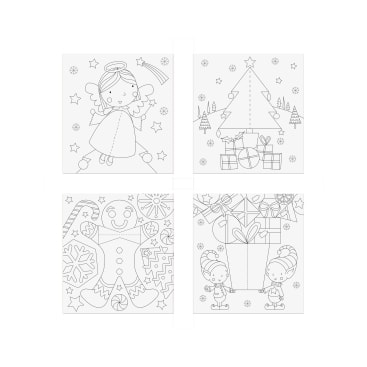 3D-Mal-Set „Weihnachten“