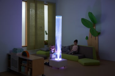LED-Wassersäule, RGB, mobil, mit Fernbedienung, Ø 20, H 176,5 cm