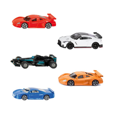 siku Rennwagen-Set, 5-teilig