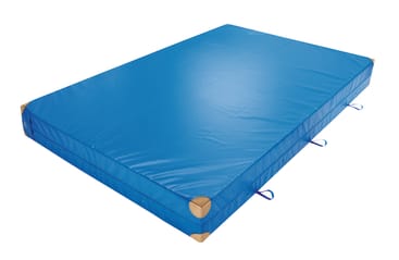 Weichbodenmatte mit Lederecken, L 200 x B 150 x H 30 cm