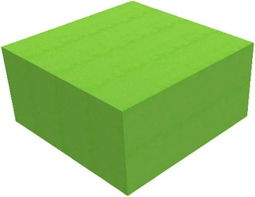 Schaumstoffquader, 80x20x80cm