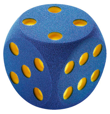 Schaumstoffwürfel, 1 Stück