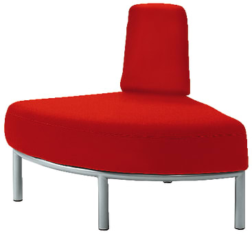 Sofa Rebello Viertelkreis, div. Stoffe