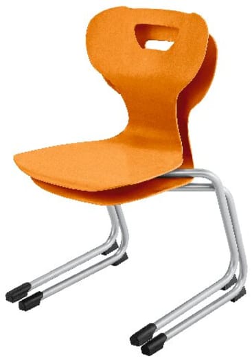 Gleitkufenstuhl solit:sit® Swing, Modell A, Kunststoff-Schale, div. Farben, Gr. 5, Sitzh. 43 cm