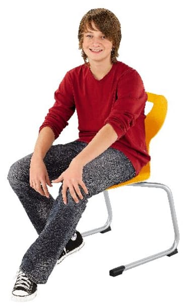 Gleitkufenstuhl solit:sit® Swing, Modell A, Kunststoff-Schale, div. Farben, Gr. 5, Sitzh. 43 cm