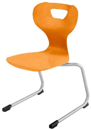 Gleitkufenstuhl solit:sit® Swing, Modell A, Kunststoff-Schale, div. Farben, Gr. 3, Sitzh. 35 cm