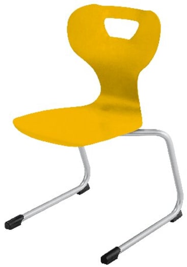 Gleitkufenstuhl solit:sit® Swing, Modell A, Kunststoff-Schale, div. Farben, Gr. 3, Sitzh. 35 cm