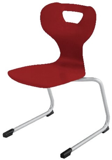 Gleitkufenstuhl solit:sit® Swing, Modell A, Kunststoff-Schale, div. Farben, Gr. 3, Sitzh. 35 cm
