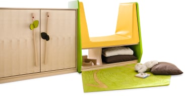 Schrank-Bank grow.upp, div. Farben, Sitzh. 32 cm, B 97 x H 94 x T 55 cm