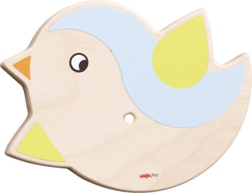 Wandapplikation Vogel, blau