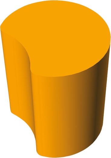 Sitzelement „Sichel“, Sitzhöhe 35 cm
