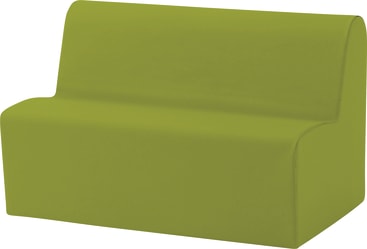 Sofa 2-Sitzer sidd, Kunstleder, div. Farben, Sitzh. 34 cm