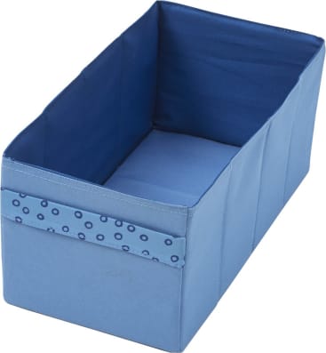 Stoffbox, hellblau/blau