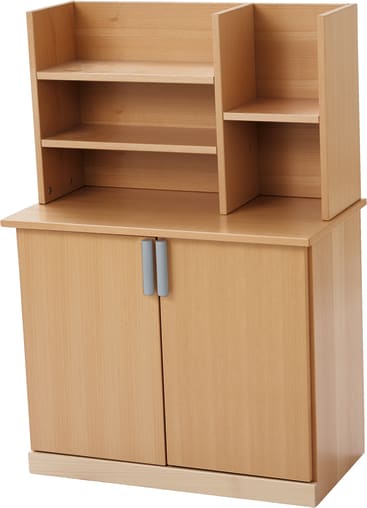 Kinder Anrichte Jule mit Geschirr-Regal, B 66 x H 96 x T 35,5 cm