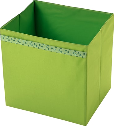Stoffbox grün, 40x32x40cm