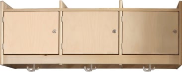 Hängeschrank YUNA, versch. Hakenfarben, B 120 cm x H 42,5 x T 33 cm