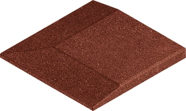 Eckplatte, 50 x 50 x 4,5 cm