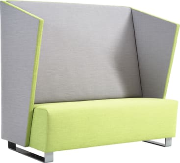 Hochlehner Sofa groß, Kunstleder, div. Farben, B 154 x H 142 x T 84 cm