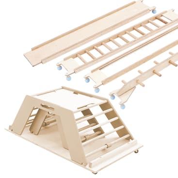 HABA Pro Bewegungslandschaft alpinio Set, natur