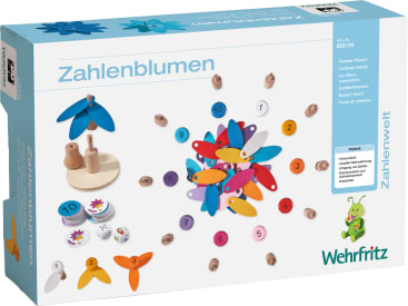 HABA Pro Zahlenblumen, 123 Teile
