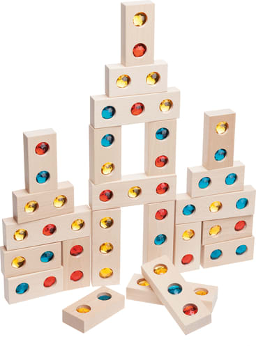 HABA Pro Bausatz Glitzersteine, 46 Teile