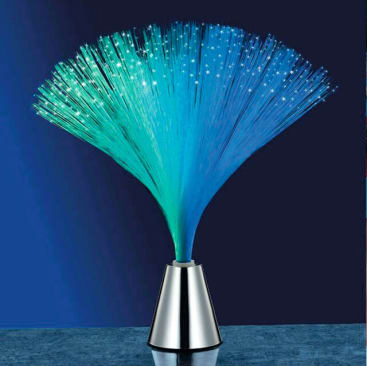 LED-Glasfaser-Lampe