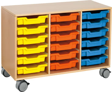 Materialschrank Forminant auf Rollen, H 104,2 x B 75,7 x T 45,7 cm
