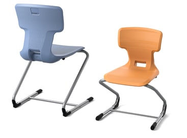 Luftpolsterstuhl kiboo, Z-Form, div. Farben, Gr. 7, Sitzh. 51 cm