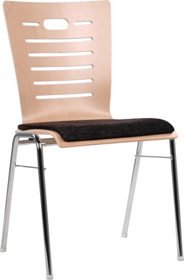 Stuhl combisit B gepolstert, div. Farben, Sitzh. 46 cm