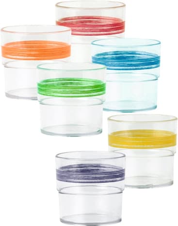 Trinkbecher, 230 ml, 6-teilig