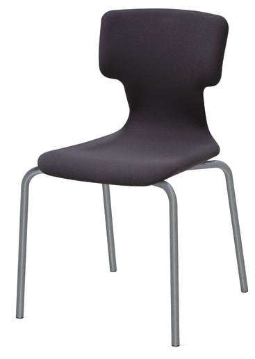 Luftpolsterstuhl kiboo gepolstert, Vierbein, div. Stoffe, Gr. 6, Sitzh. 46 cm