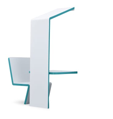 Tisch Haus, wandbefestigt, B 65 x H 71 x T 100 cm