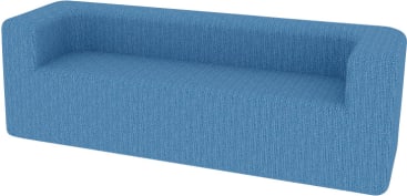 Sofa 3-Sitzer, div. Stoffe, Sitzh. 38 cm, B 180 x H 60 x T 60 cm