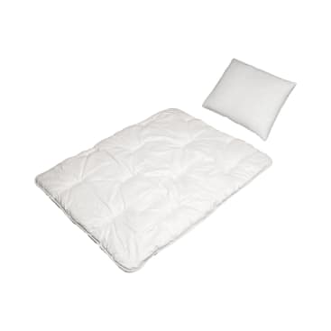 Bett-Set, klein, 2-teilig, Kissen 35 x 40 cm, Decke 75 x 100 cm
