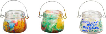 Deko-Glas mit Aufhängebügel, 12 Stück