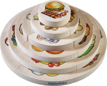 HABA Pro-Schichtpuzzle Ernährungspyramide, 22 Teile
