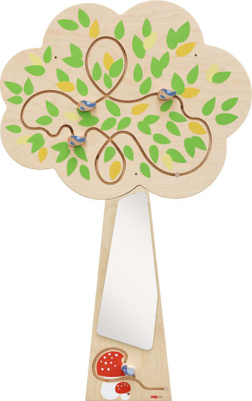 Wandapplikation Baum mit Spiegel