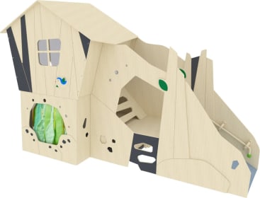 Spielhaus grow.upp Dachsbau, rechts