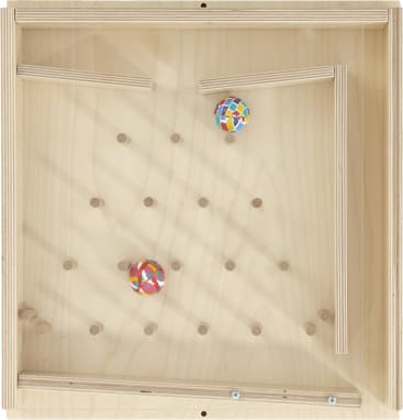 Wandplatte Flummi-Treppe